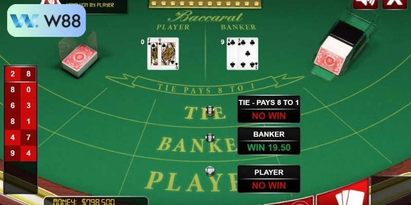 Baccarat W88 - Khám Phá Siêu Phẩm Đáng Thử Nhất Năm 4 Bí quyết chơi baccarat W88 thắng lớn từ các chuyên gia