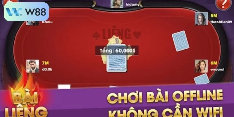 Luật chơi bài liêng online W88 cụ thể