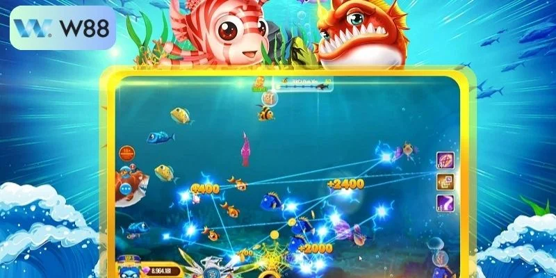 Bắn Cá W88 - Sân Chơi Đổi Thưởng Đình Đám 2025 2 Khám phá sảnh game bắn cá W88 đầy thú vị
